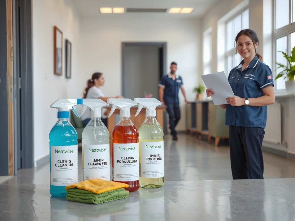 Neatwise sertifikalı personel ve özel formüllü temizlik ürünleri