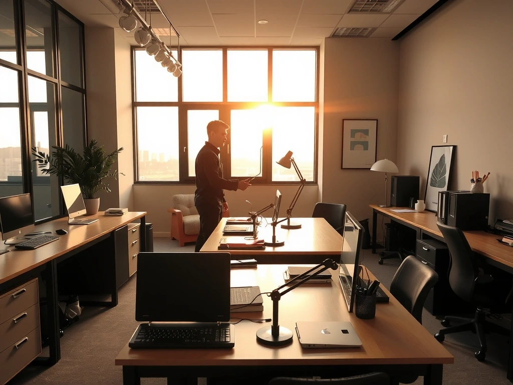 İzmir'de tertemiz bir ofis ortamı