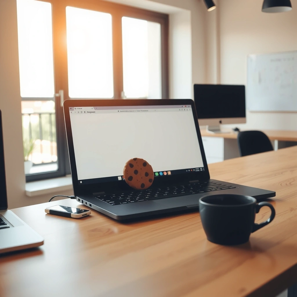 Bilgisayar başında site ziyareti simgesi