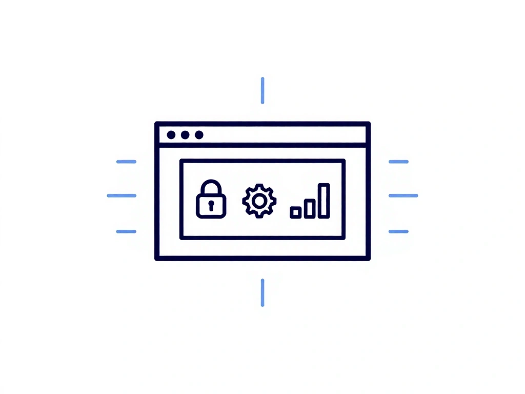 Çerez türlerini gösteren minimalist görsel